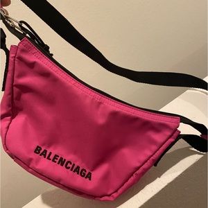Balenciaga small pink bag